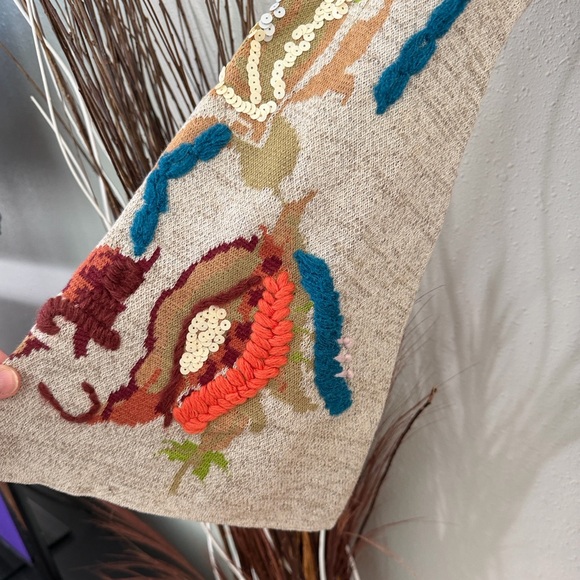 Anthropologie KNITTED & KNOTTED
Embroidered Petals Swing Dress Women's M - Picture 4 of 8